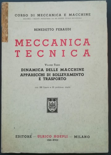 Meccanica tecnica vol - meccanica, vol.