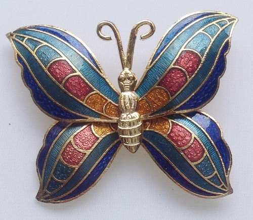 Broche rétro papillon - papillon, tout