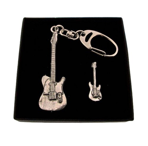 Electric guitar keyring and - guitar,