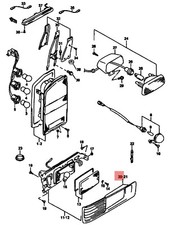 SUZUKI VITARA/SIDEKICK MODANATURA CORNICE FENDINEBBIA POSTERIORE OEM 3657185C11