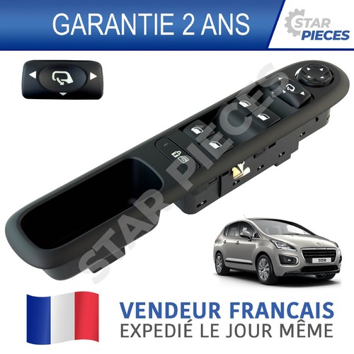 Bouton leve vitre - vitre, avant