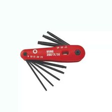 16562142 Serie di 8 chiavi maschio per viti con impronta Torx - Usag 280 TX/S8 U