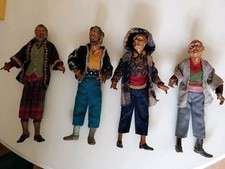 Pastore  napoletano  Presepe Statuina In Terracotta  Impagliato 4 Pezzi 