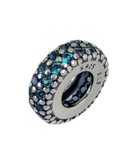 Charm distanziatore pietra - distanziatore, blu