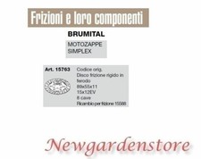 Disco frizione rigido ferodo