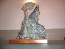 Scultura in bronzo a cera