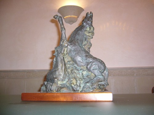 Scultura bronzo cera - in,