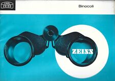 Catalogo Carl Zeiss Binocoli 1965 8x30; 7x50; 8x50; 10x50; 15x60