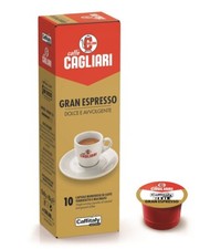 100 Capsule Caffè Caffitaly Cagliari Grand Espresso -Capsule Originali Caffitaly
