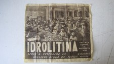 IDROLITINA A. GAZZONI & C. - VELINE/AFFICHES PUBBLICITARIE ANNI 30