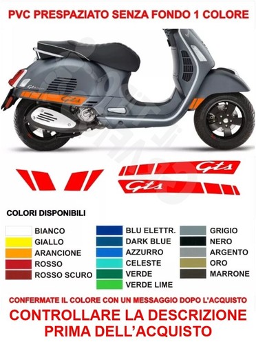 Kit adesivi stickers vespa gts - adesivi,