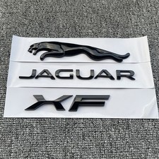 Glossy black badge - black, rear