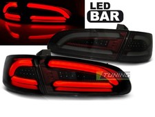 Coppia di Fari Posteriori LED LTI per Seat IBIZA 6L 2002-2008 Fumè Rosso IT LDSE