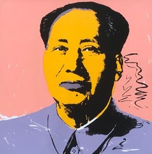 Andy Warhol, Mao Zedong 1970, serigrafia Sunday B. Morning a timbro nero -