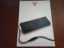 FOSTEX R8 RARA VINTAGE BROCHURE CATALOGO 1989 - DA COLLEZIONE