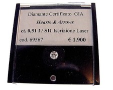 Diamante brillante ct. 0,50  I