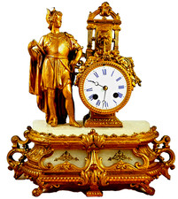 Antico orologio camino - antico,