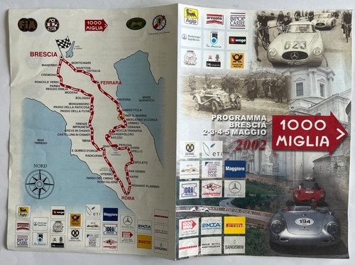 Mappa stradale mille miglia - stradale,