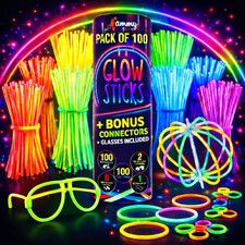 410 Pcs Glow Sticks Bulk, Glow