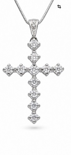 Collana con croce vintage - croce,