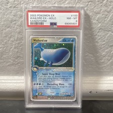 Wailord ex 100/100 PSA 8 2003