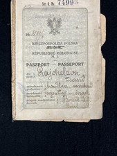 ANTICO PASSAPORTO POLONIA 1920