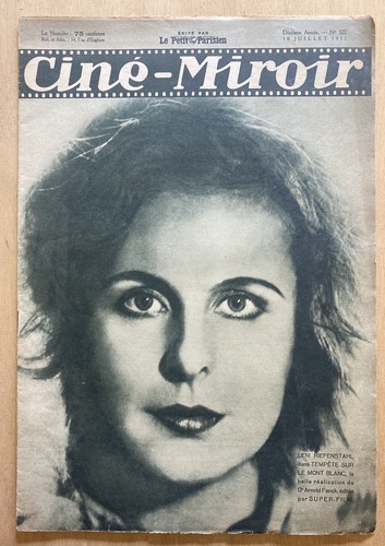 Leni riefenstahl tempête sur - riefenstahl,