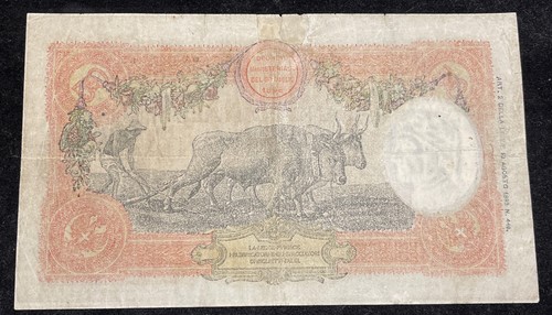 Regno italia banconota - regno, lire