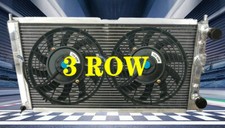 3ROW Aluminum Radiator+fan FOR