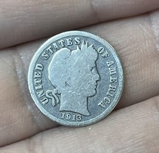 Usa Dime 1913 Silver #MF01