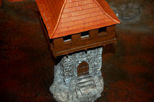 Terrain 28 mm Scale Painted Watch Tower Games Workshop Resin Made OOP Set GW