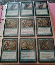 MTG LOTTO DI CARTE VINTAGE ESODO, SAGA DI URZA,NEMESIS, PROFEZIA-VINTAGE