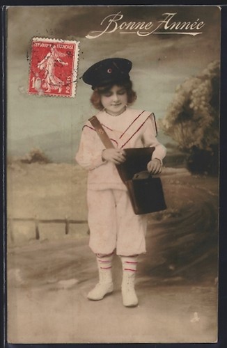 Cartolina giovane ragazzo come - giovane,