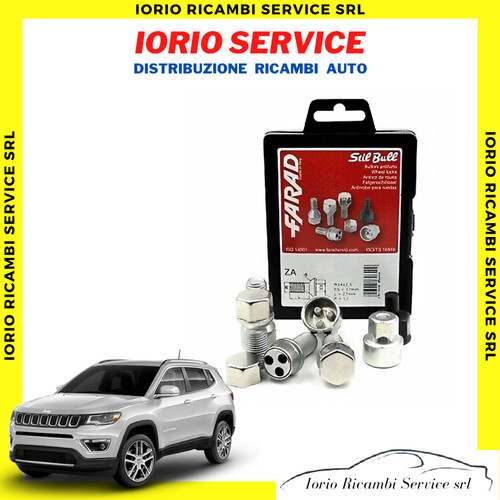 Kit bulloni antifurto - kit, 4