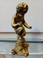 Splendida scultura di putto su