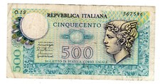 ITALIA ITALIA BANCONOTA 500