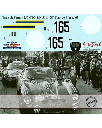 Ferrari 250 gto - 1/12,