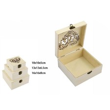 SET 3 PZ SCATOLE LEGNO