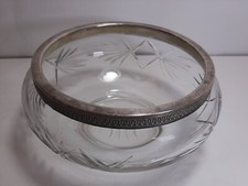 Ciotola Cristallo Inciso Bordo