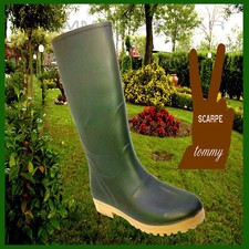 STIVALI UOMO GOMMA  PIOGGIA NEVE CACCIA    ITALY 39 40 41 42 43 44 45 46 47  v8k