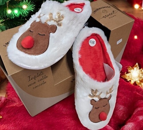 Pantofole natalizie donna - pantofole,