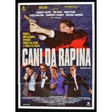 manifesto CANI DA RAPINA Tarantino Buscemi Roth Le Iene Reservoir Dogs A252