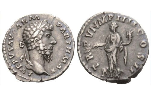 Lucio vero 161 - 161-169, denaro