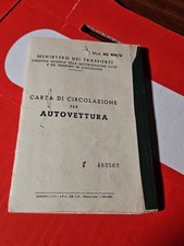 Fiat Berlina 127 Carta Di