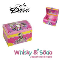 DIDDL - DIDDLINA Bauletto Salvadanaio - Portagioie con Lucchetto