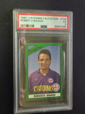 Adesivi calciatori 1987-88 panini Roberto Baggio PSA 5 ex