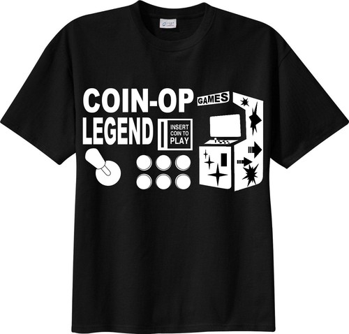 Coin legend arcade - coin-op, tshirt