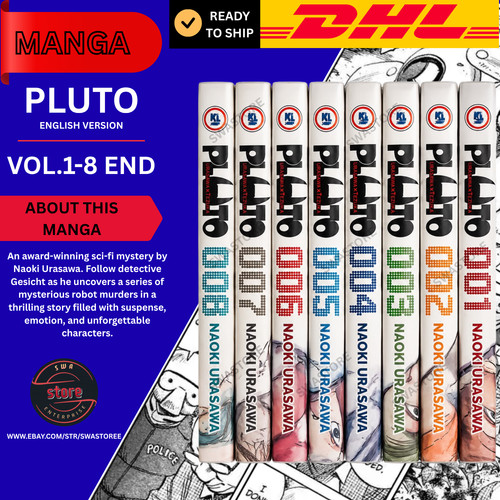 Pluto manga volume fine - 1-8,