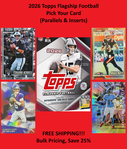 2026 topps flagship - 2026, football