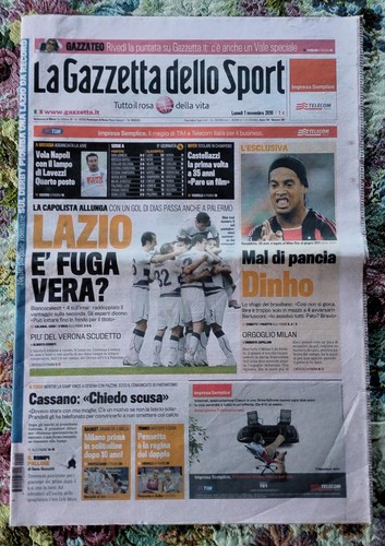 Gazzetta dello sport 11 - dello, 1